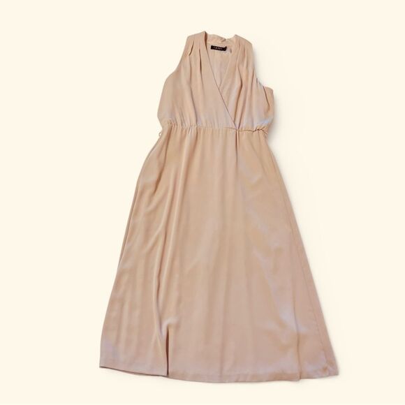 LAUREN Ralph Lauren Sleeveless Elegant Soft Drape Maxi | Size 12 | Retail $218 - Picture 2 of 9